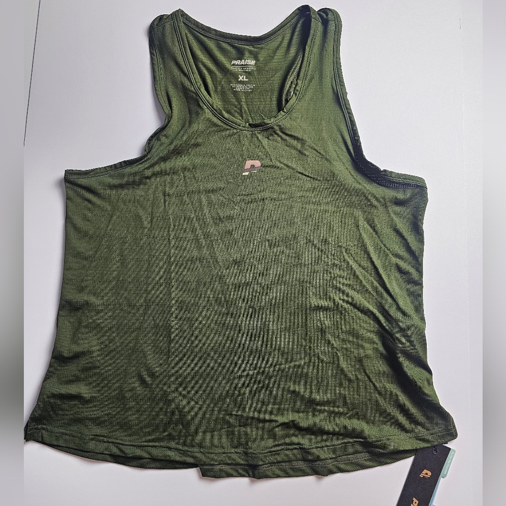 NWT PRAISE Running Tank, Green Sz XL